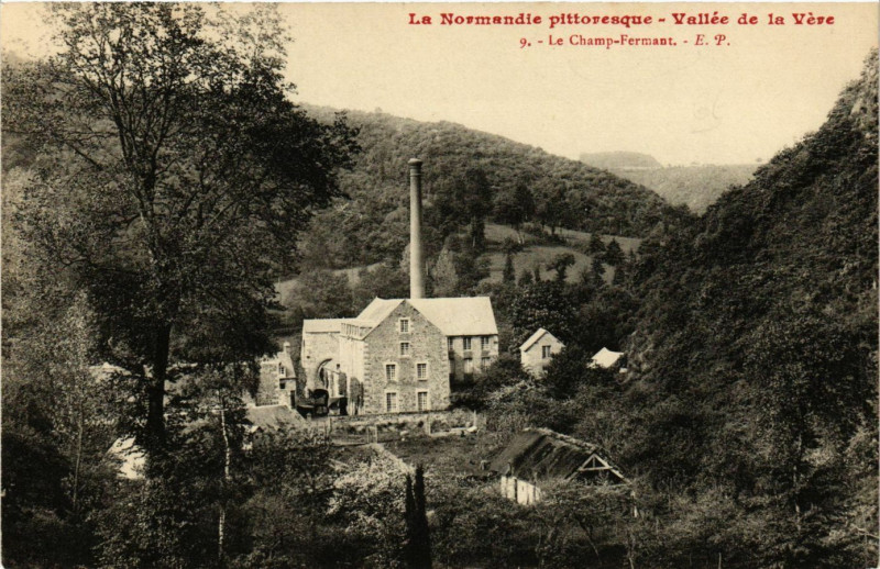 Carte postale ancienne Vallée de la Vére - Le Champ-Fernant