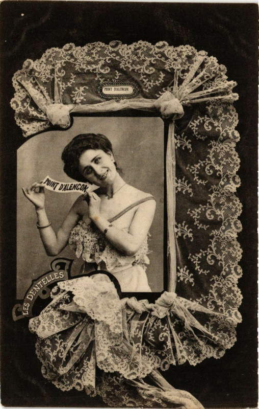 Carte postale ancienne Point d'Alencon
