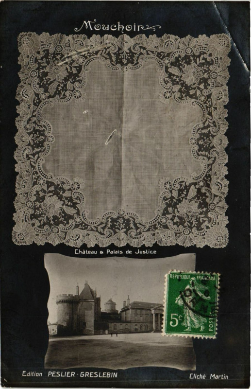Carte postale ancienne Mouchoir