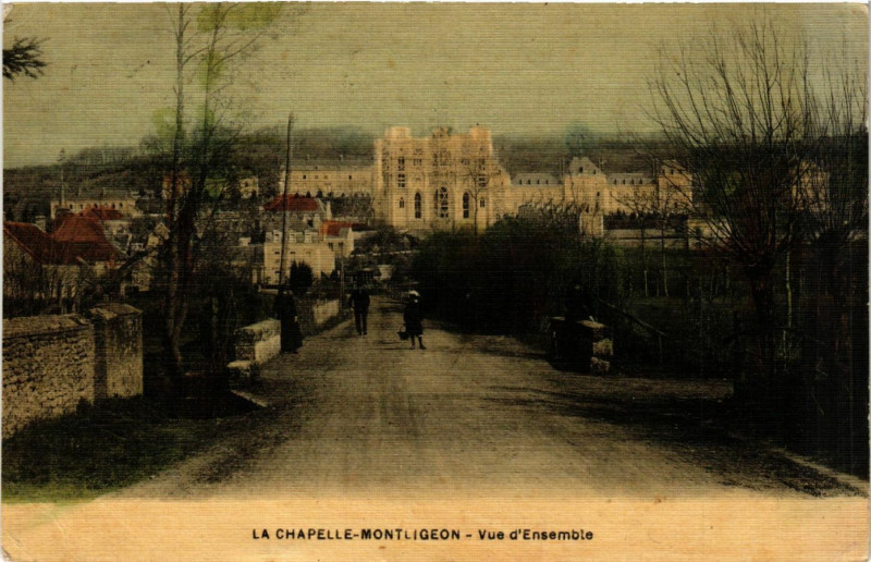Carte postale ancienne La Chapelle-Montligeon - Vue d'Ensemble à La Chapelle-Montligeon