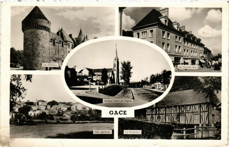 Carte postale ancienne Gace à Gacé