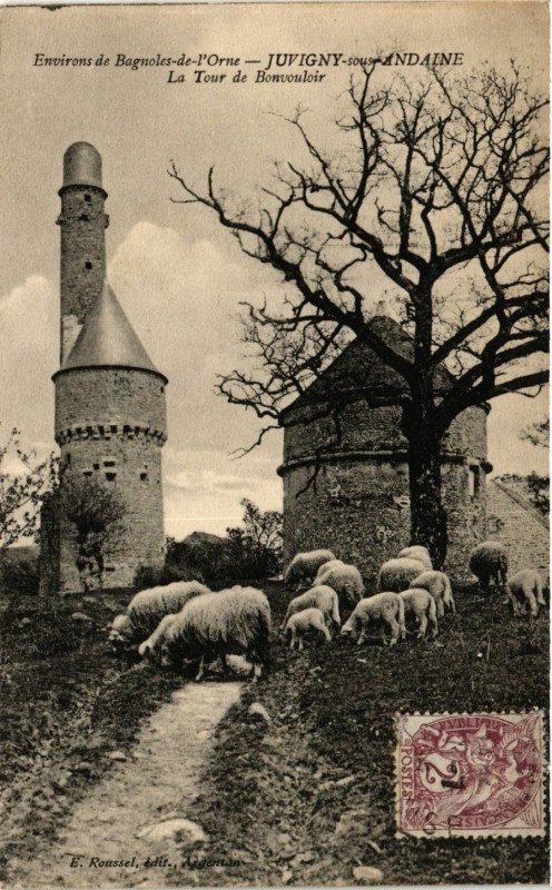 Carte postale ancienne Environs de Bagnoles-de-l'Orne - Juvigny-sous-Andaine - La Tour