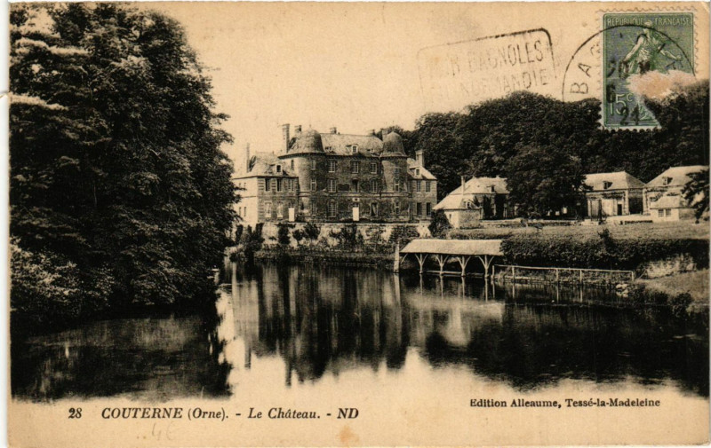 Carte postale ancienne Couterne (Orne) - Le Cháteau