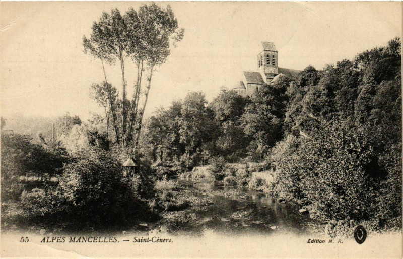 Carte postale ancienne Alpes Mancelles - Saint-Céners à Sai