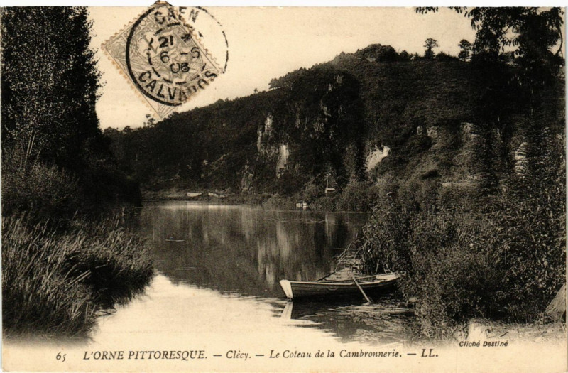 Carte postale ancienne L'Orne Pittoresque - Clécy - Le Coteau de la Cambronnerie à Ri