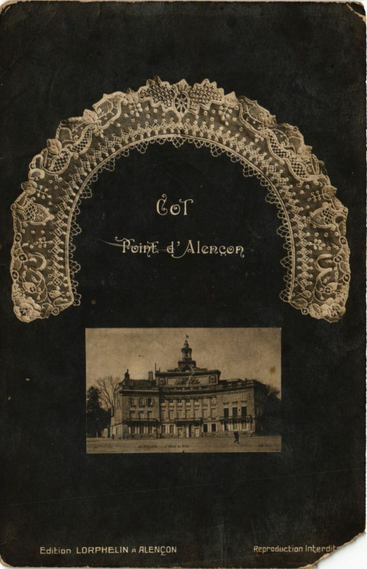 Carte postale ancienne Cot - Pont d'Alenson