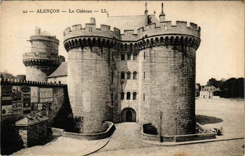 Carte postale ancienne Alencon - Le  Cháteau à Alençon