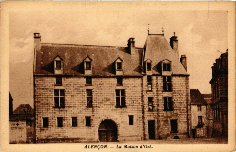 Carte postale ancienne Alencon - La Maison d'Oré à Alençon