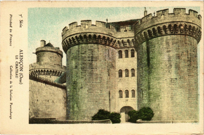 Carte postale ancienne Alencon (Orne) - Le Chateau à Alençon