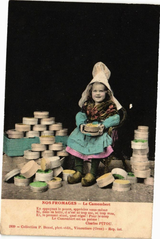Carte postale ancienne Nos Fromages - Le Camambert