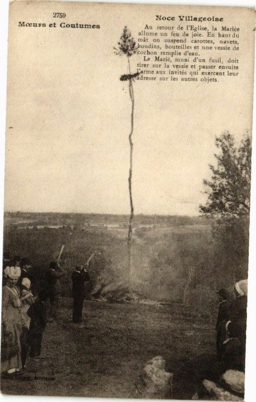 Carte postale ancienne Moeurs et Coutumes
