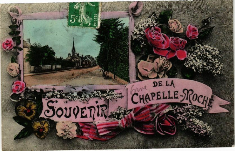 Carte postale ancienne Souvenir de la Chapelle-Moche