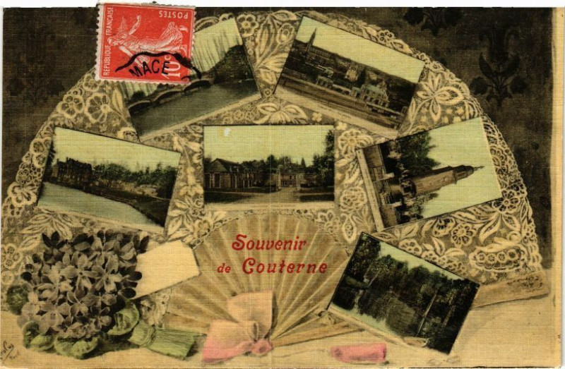 Carte postale ancienne Souvenir de Couterne