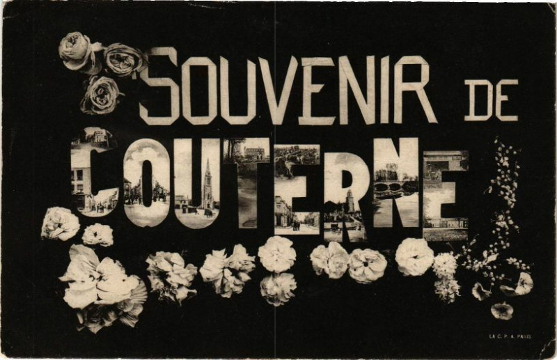 Carte postale ancienne Souvenir de Couterne