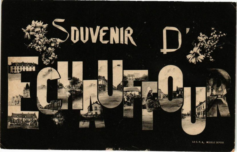 Carte postale ancienne Souvenir d'echauffour