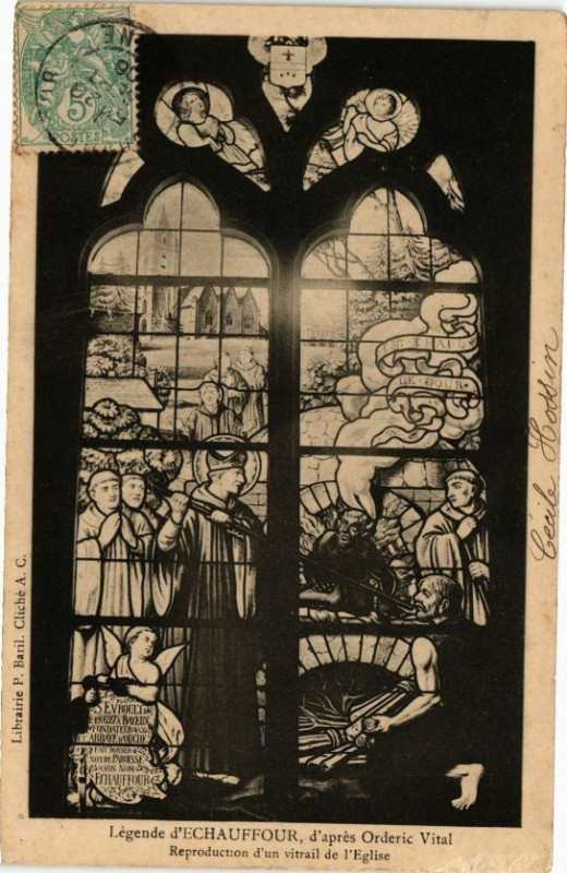 Carte postale ancienne Legende d'echauffour , d'apres
