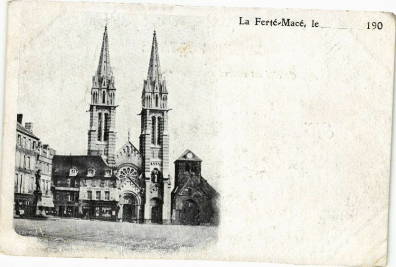 Carte postale ancienne La Ferte Mace le à Macé