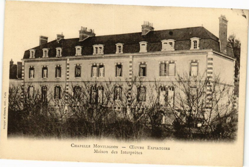 Carte postale ancienne La Chapelle-Montligeon - Maison des Interprétes à La Chapelle-Montligeon
