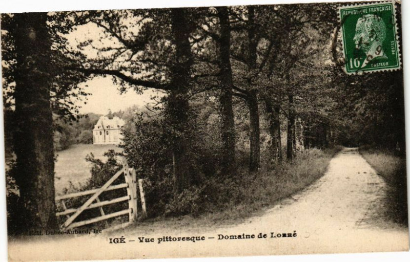 Carte postale ancienne Ige - Vue pittoresque à Igé