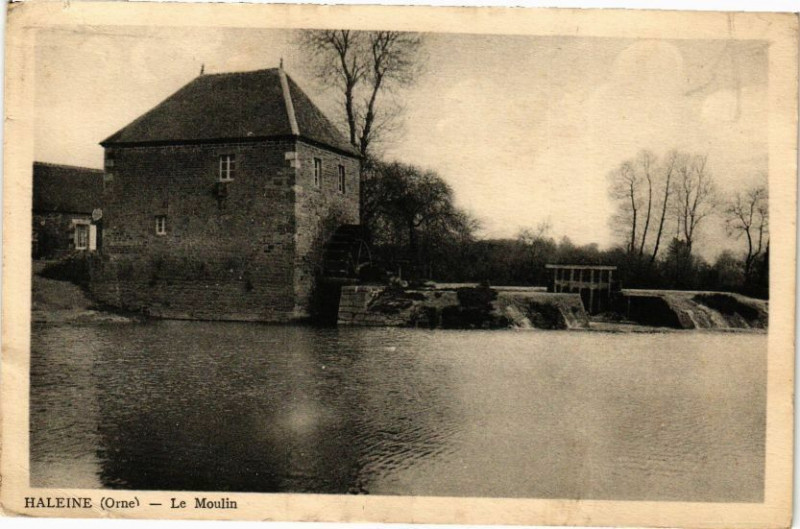 Carte postale ancienne Haleine - Le moulin
