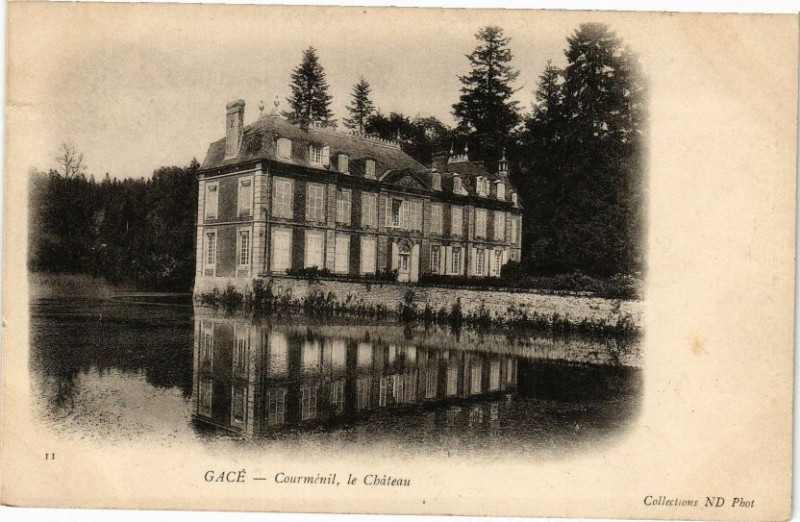 Carte postale ancienne Gace - Courménil, le Chateau à Gacé