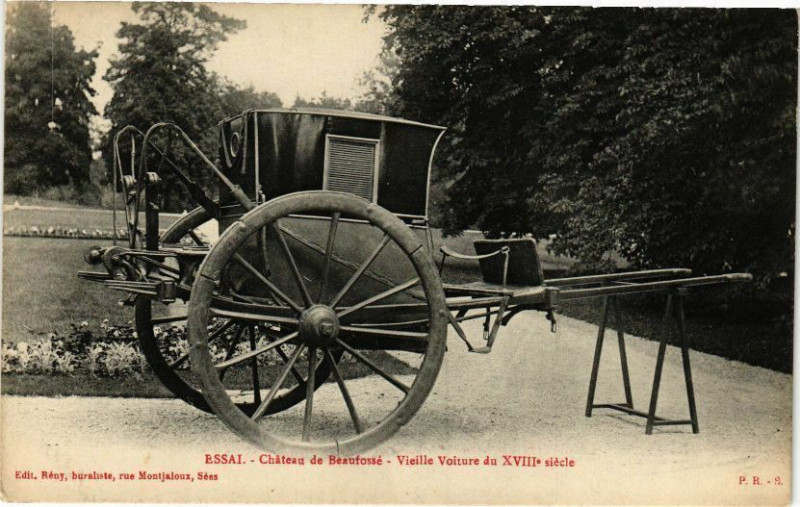 Carte postale ancienne Essai - Chateau de beautosse à Sai
