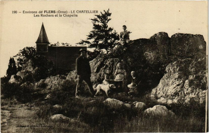 Carte postale ancienne Environs de Flers - Le chatellier à Flers
