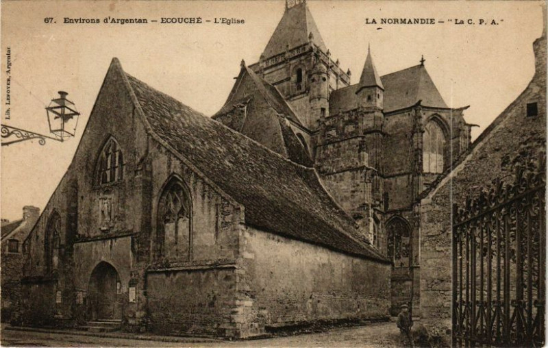 Carte postale ancienne Environs d'Argentan - Ecouche à Argentan