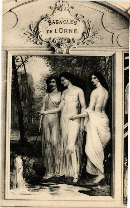 Carte postale ancienne Bagnoles-de-l'Orne