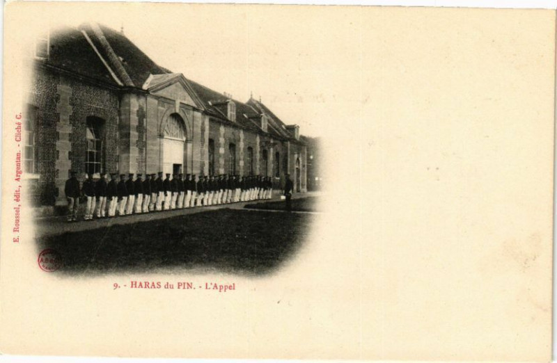 Carte postale ancienne Haras-du-Pin - L'Appel