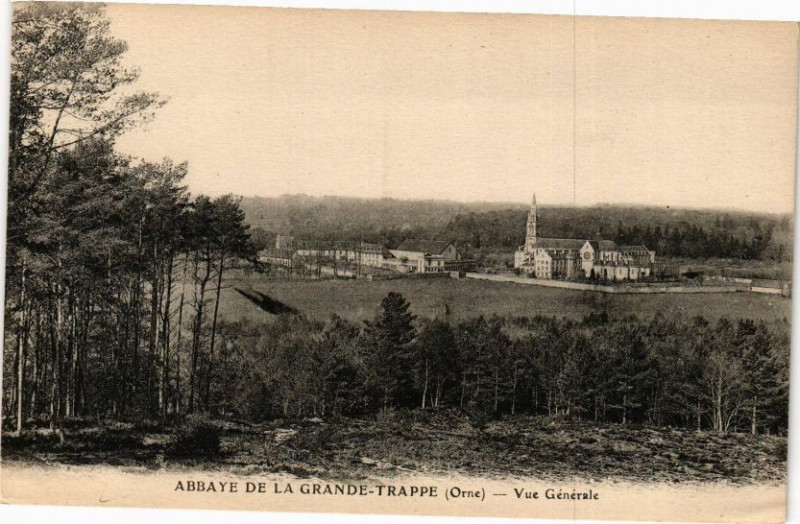 Carte postale ancienne AbbAYE De La Grande Trappe - Vue Generale