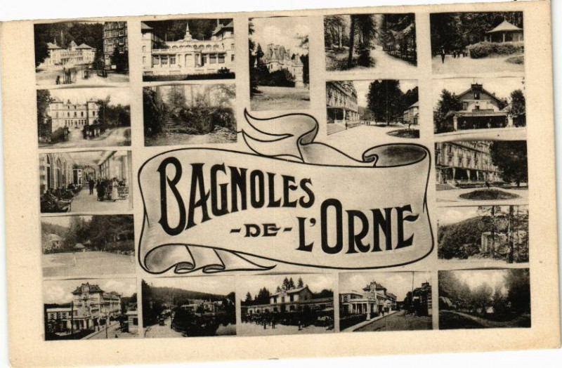 Carte postale ancienne Bagnoles-de-l'Orne