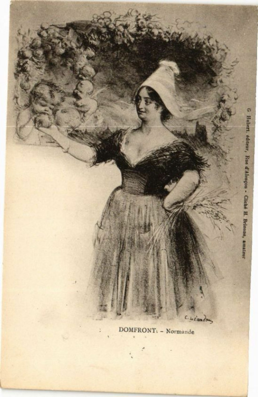 Carte postale ancienne Domfront - Normande