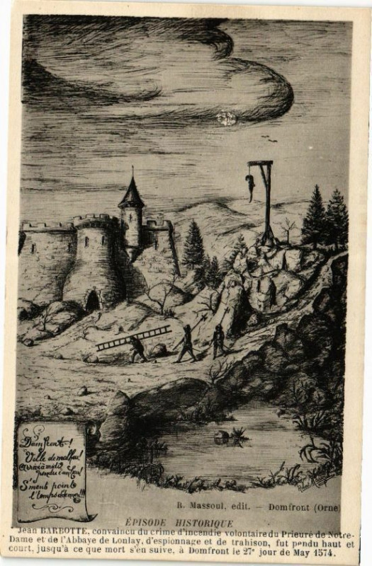 Carte postale ancienne Domfront