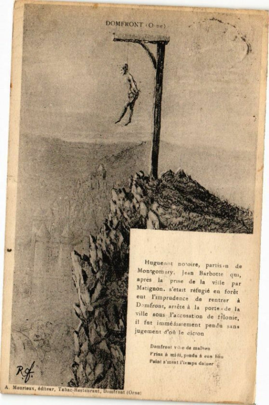 Carte postale ancienne Domfront