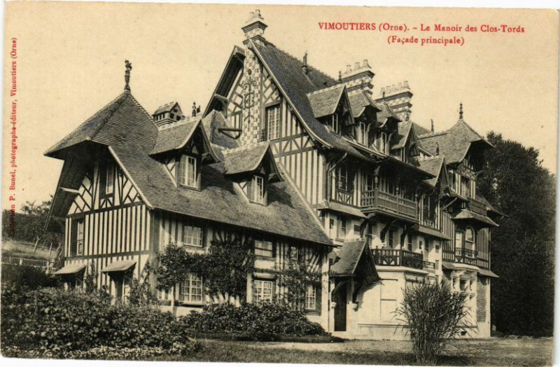 Carte postale ancienne Vimoutiers - Le Manoir des Clos-Tords à Vimoutiers