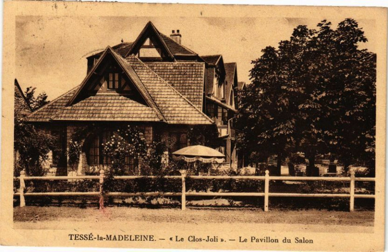 Carte postale ancienne Tesse-la-Madeleine - Le clos joli
