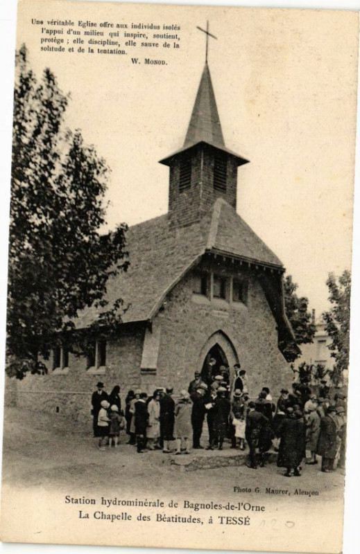 Carte postale ancienne Station hydrominerale de Bagnoles-de-l'Orne