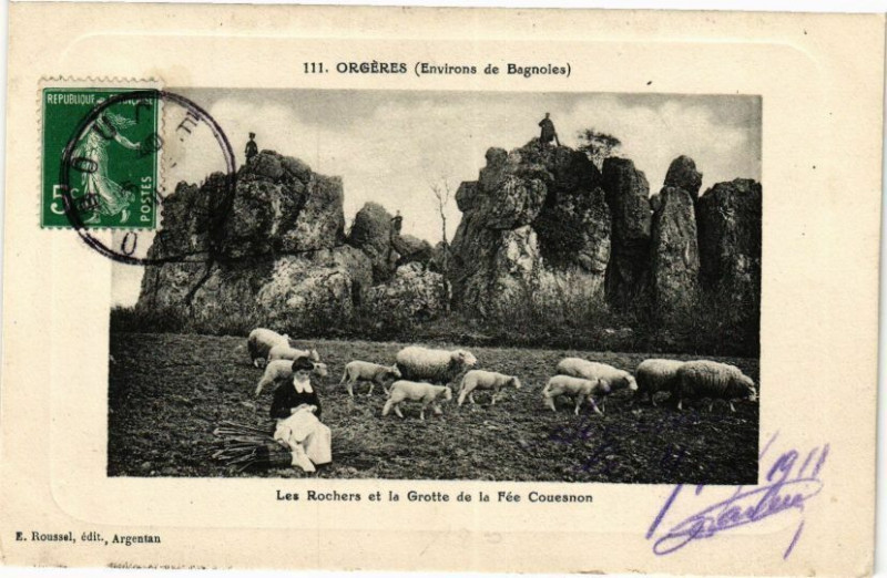 Carte postale ancienne Orgeres (Environs de Bagnoles) à Orgères
