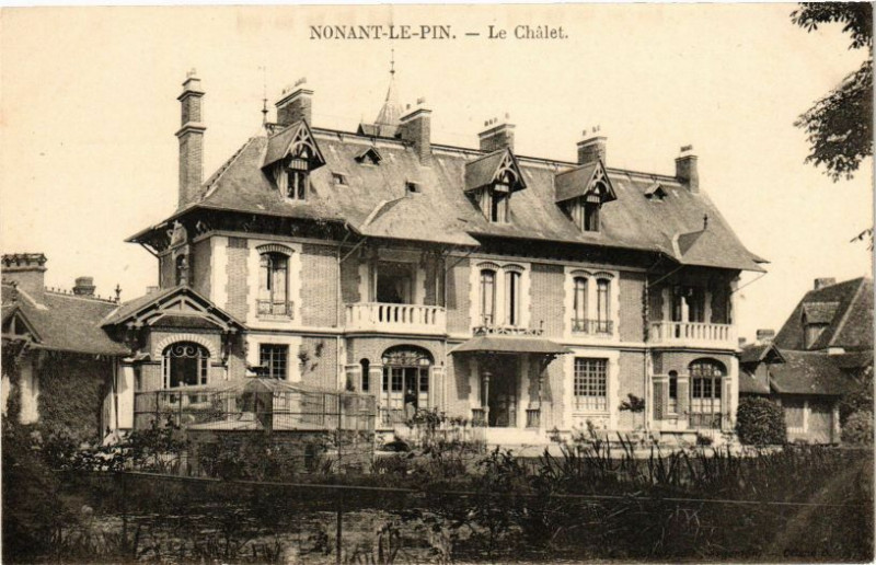 Carte postale ancienne Nonant le pin - La chalet à Nonant-le-Pin