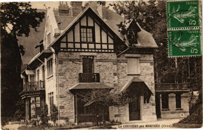 Carte postale ancienne La Couviére par Mortree à Mortrée