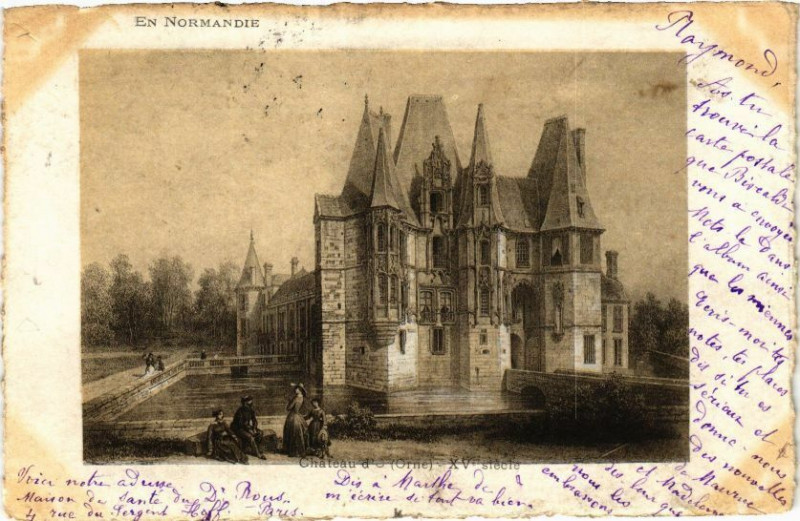 Carte postale ancienne Chateau d' - xv siecle