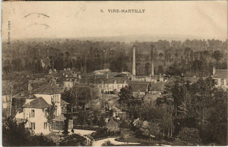 Carte postale ancienne Vire - Martilly
