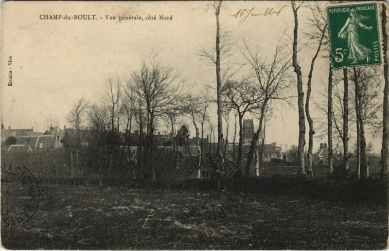 Carte postale ancienne Champ-du-Boult - Vue générale coté Nord