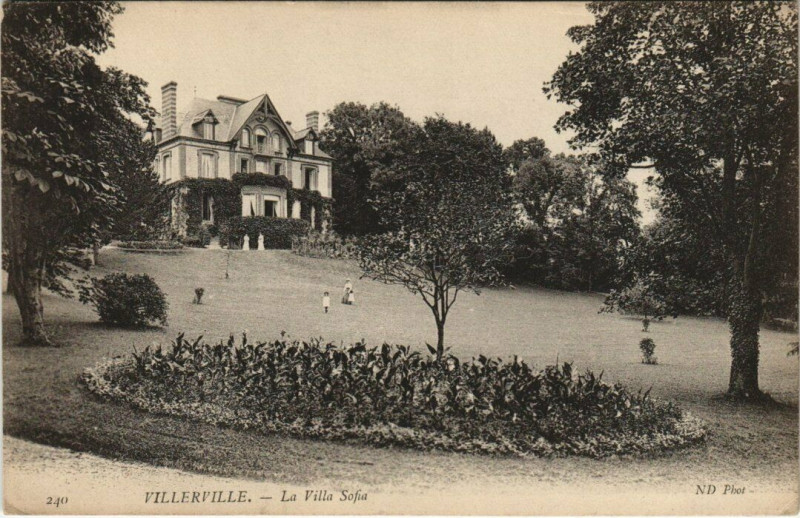 Carte postale ancienne Villerville - La Villa Sofia à Villerville