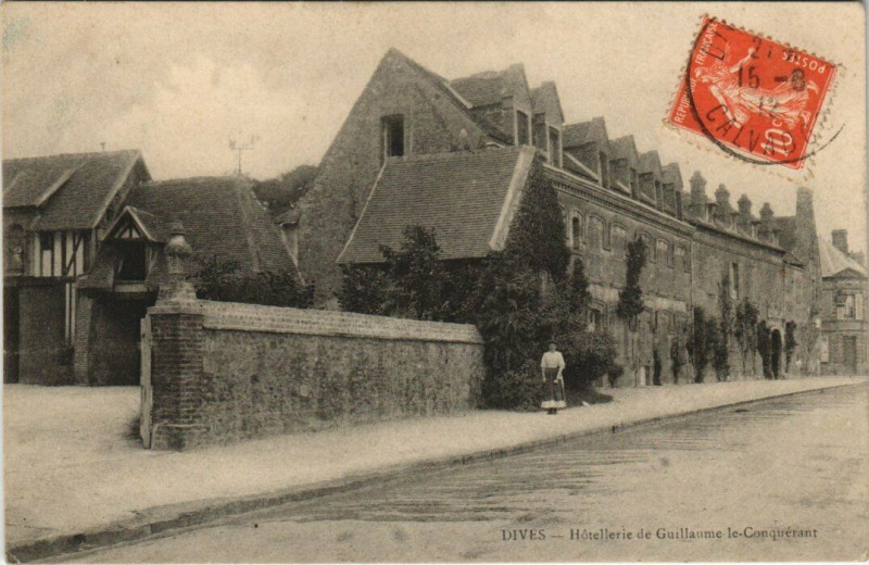 Carte postale ancienne Dives - Hotellerie de Guillaume-le-Conquérant