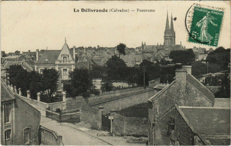Carte postale ancienne La Delivrande - Panorama