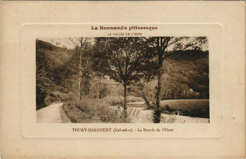 Carte postale ancienne Thury-Harcourt - La Boucle de l'Orne