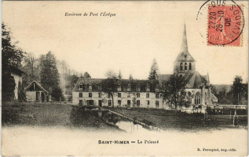 Carte postale ancienne Saint-Himer - Le Prieuré