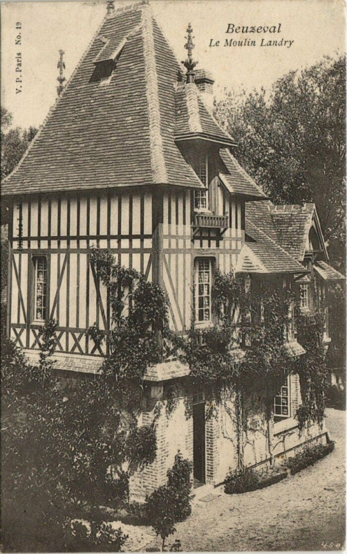 Carte postale ancienne Beuzeval - Le Moulin Landry